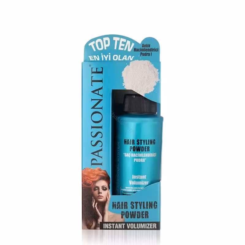 پودر حجم دهنده مو پشینت آبی مدل Styling VolumizerPassionate Hair Styling Powder Styling Volumizer