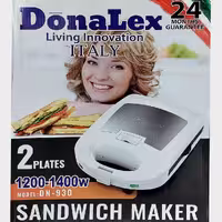 ساندویچ ساز  دوکاره دونالکس مدل 930 سفید با ارسال رایگان