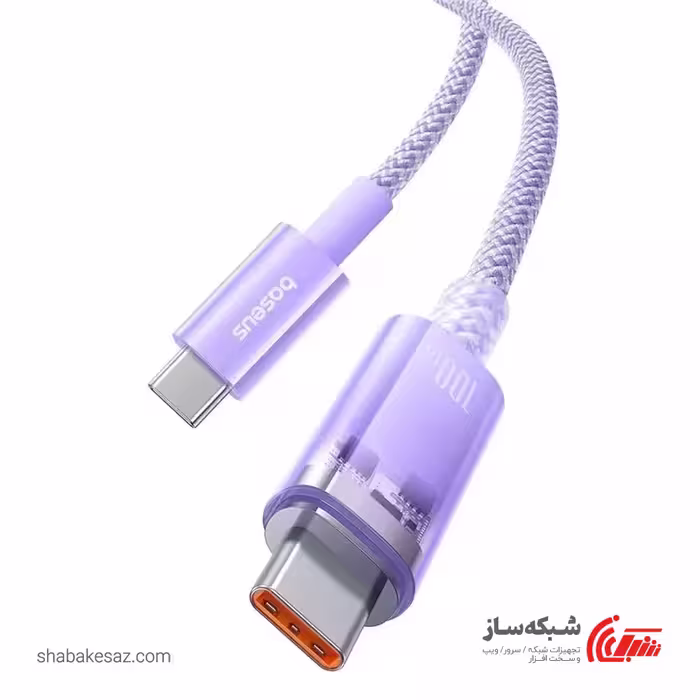 قیمت و خرید کابل Type C باسئوس Baseus Explorer 100W - شبکه ساز