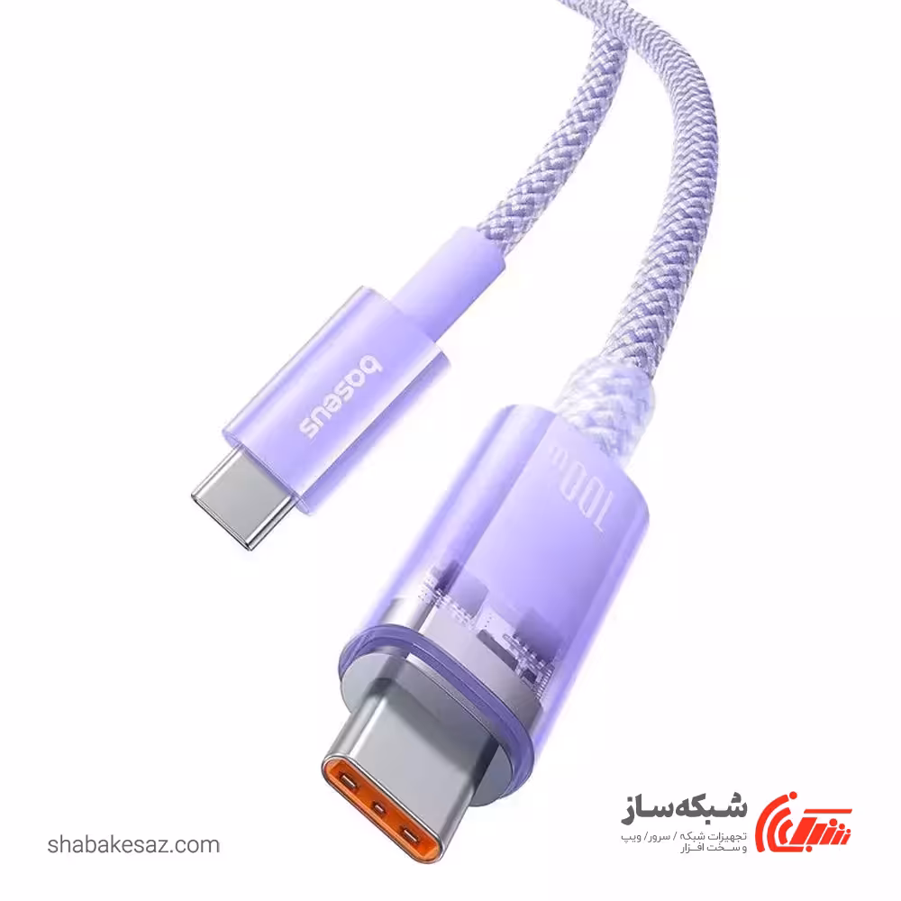 قیمت و خرید کابل Type C باسئوس Baseus Explorer 100W - شبکه ساز
