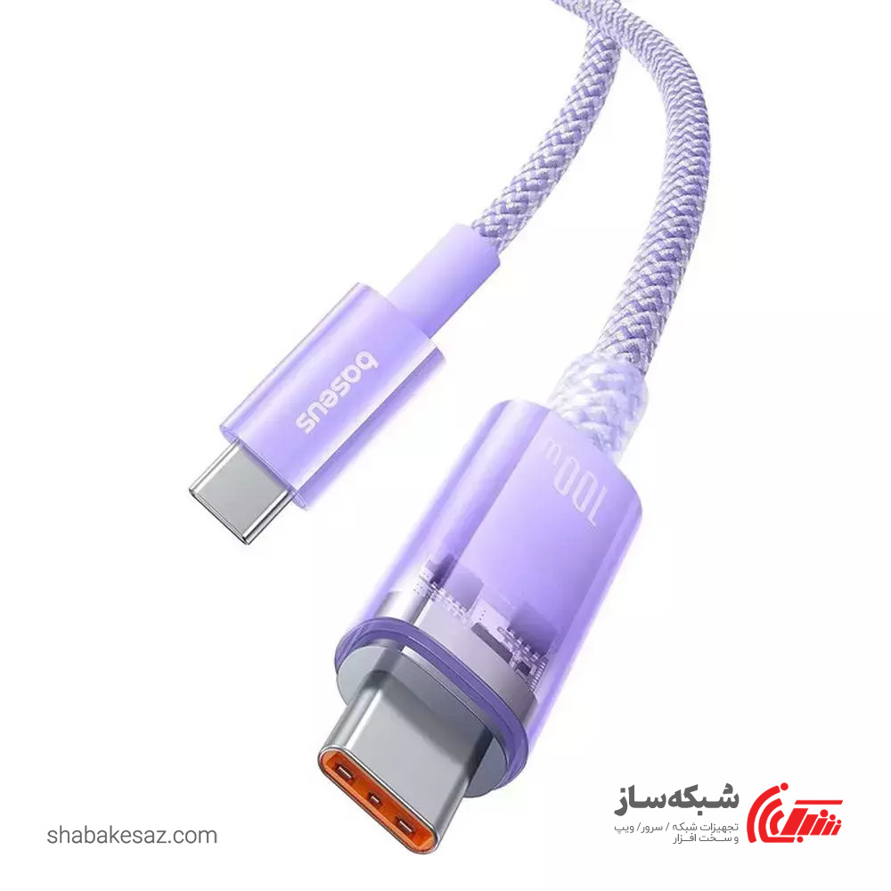 قیمت و خرید کابل Type C باسئوس Baseus Explorer 100W - شبکه ساز