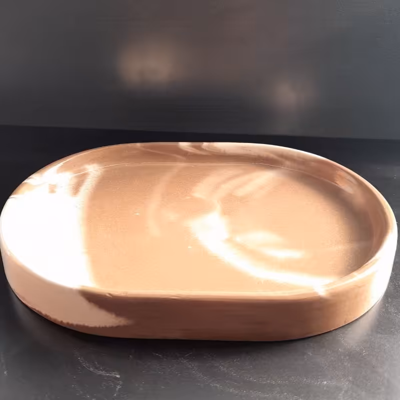 سینی دکوراتیو بیضی 