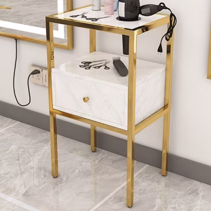 ترولی آرایشگاهی تک کشو ارسال رایگان