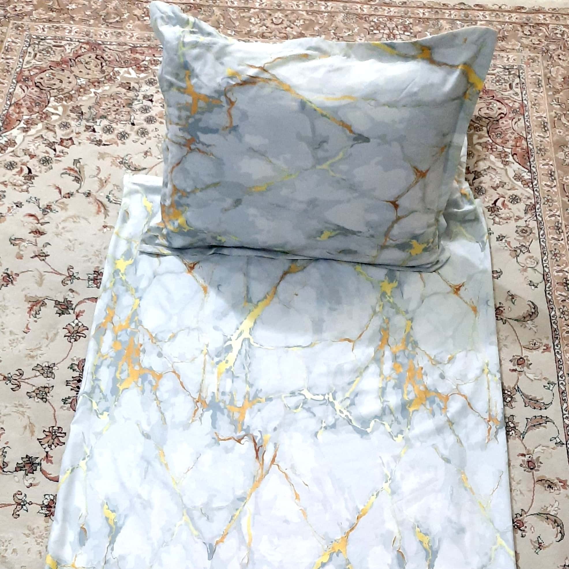 ست روتشک زیپ دار مهمان (زمینی) وروبالشی  زیپ دار