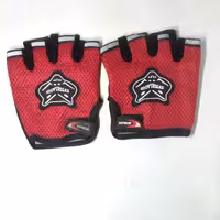 دستکش دوچرخه سواری نایت لاود توری قرمز و آبی 