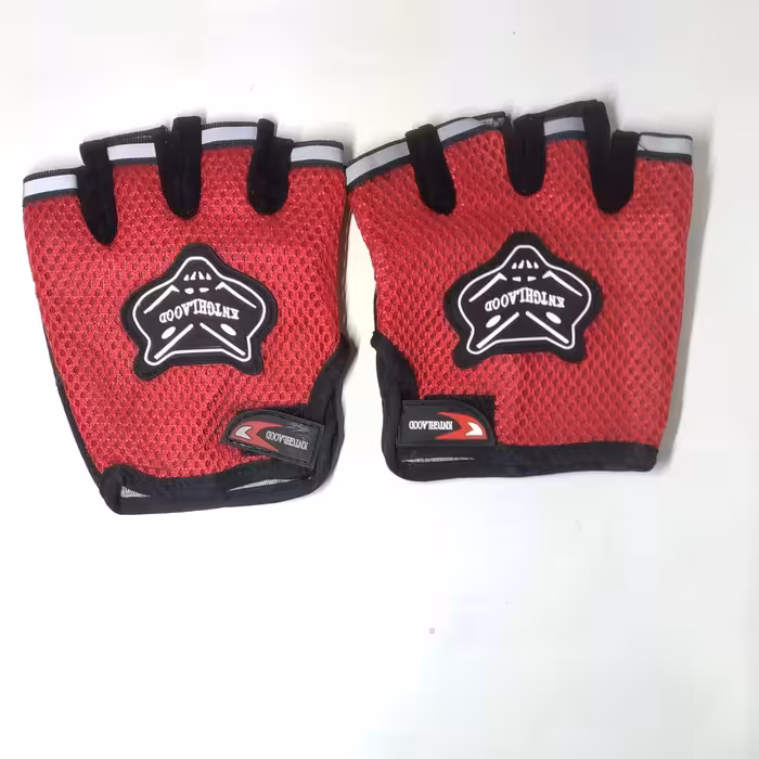 دستکش دوچرخه سواری نایت لاود توری قرمز و آبی 