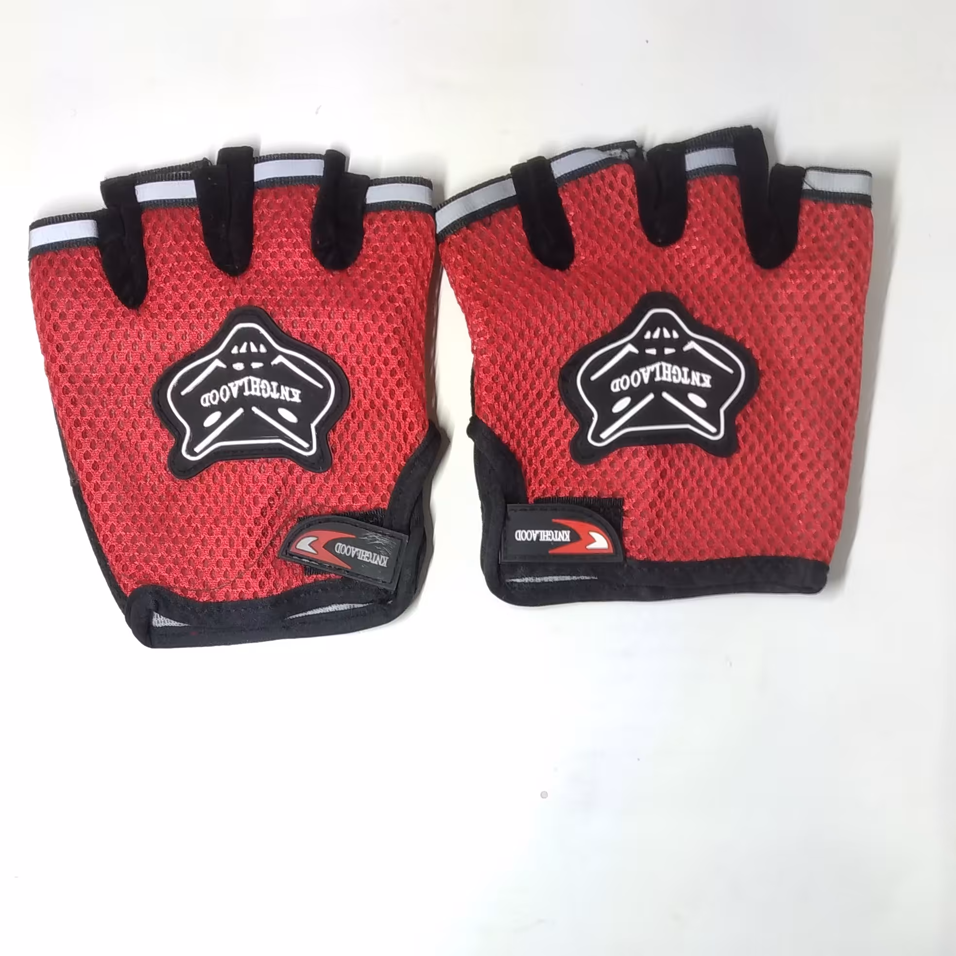 دستکش دوچرخه سواری نایت لاود توری قرمز و آبی 