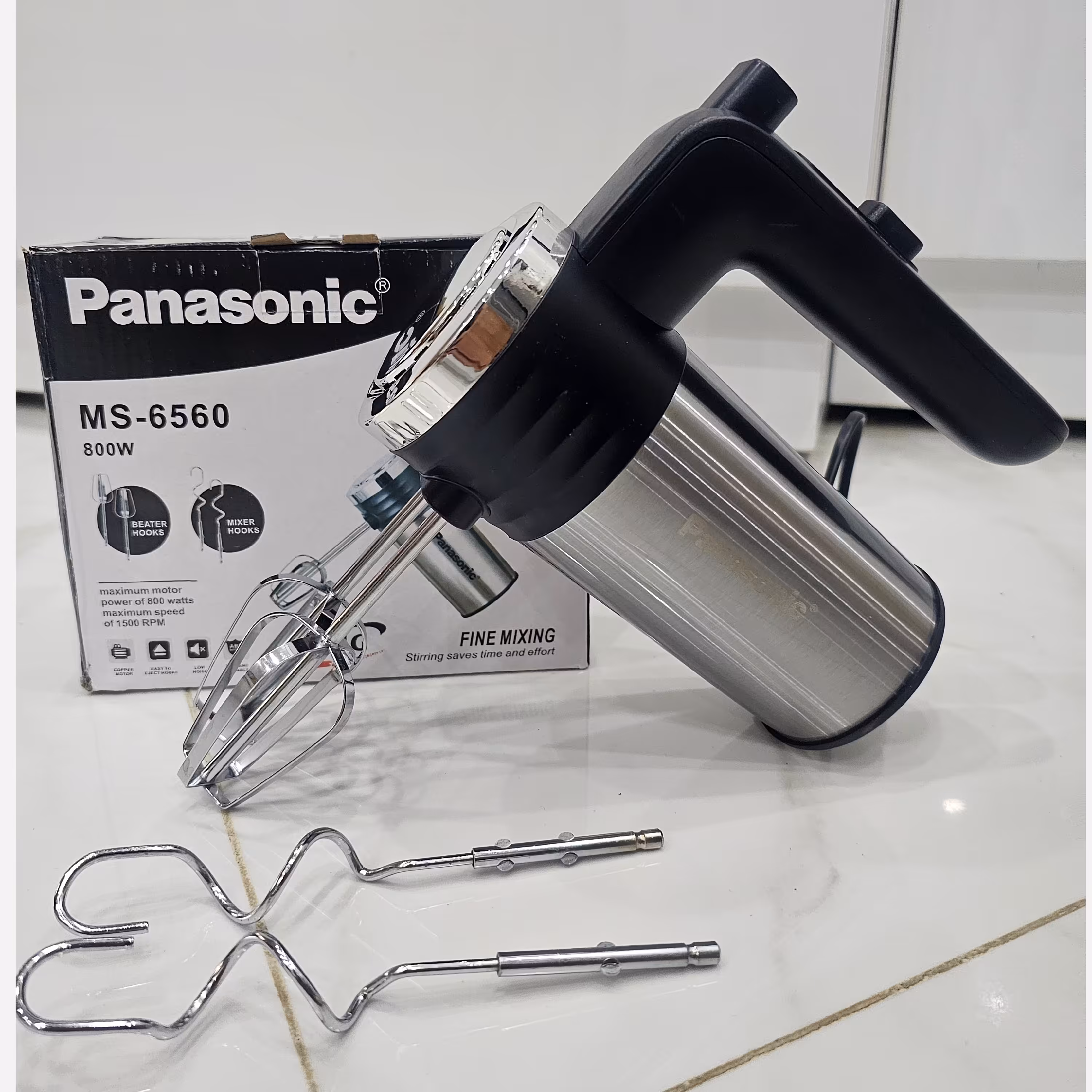 همزن پاناسونیک موتور گیربکسی 800 وات 5 سرعته کیفیت عالی با ارسال رایگان