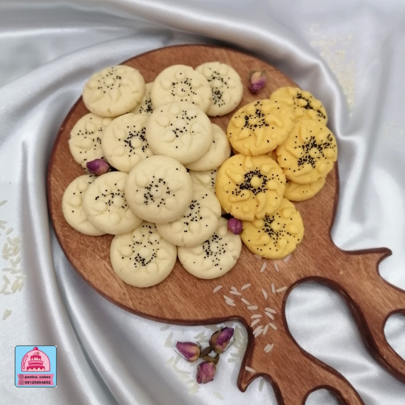 نون برنجی سنتی خانگی 245 گرمی با روغن اصیل