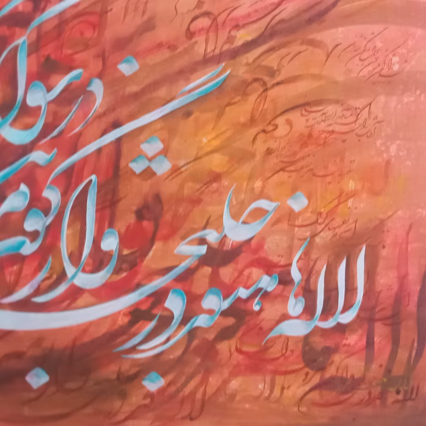 تابلو نقاشی خط