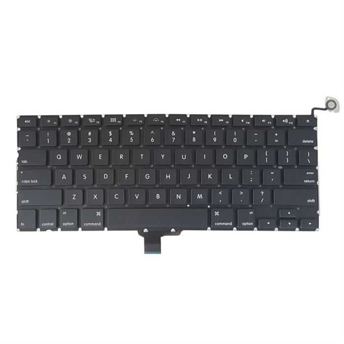 کیبورد لپ تاپ اپل MacBook Pro A1278 مشکی اینتر کوچک به همراه کلید پاور