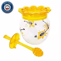 ظرف عسل خوری طرح گل لوتوس