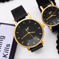 ساعت مچی ست زنانه و مردانه لی کانر-بندحصیری تک موتور مدل LC04139