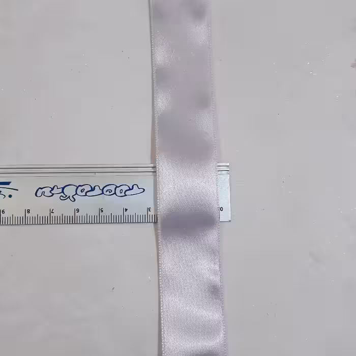 روبان ساتن 2.5 سانتی یاسی(یک متر)