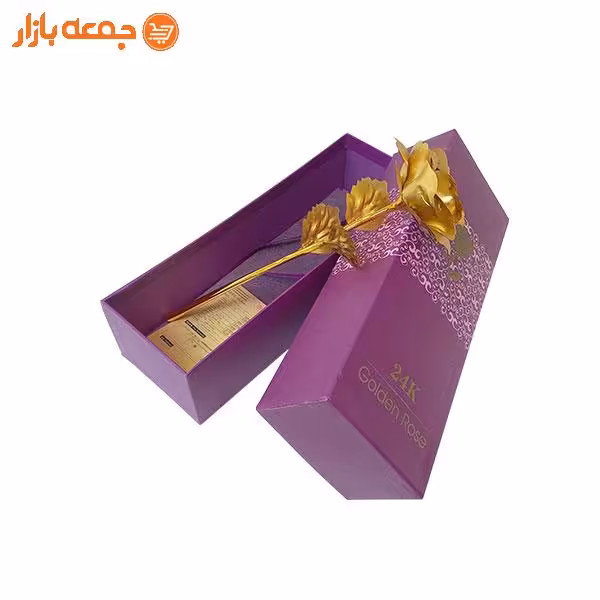 گل رز طلایی کادویی