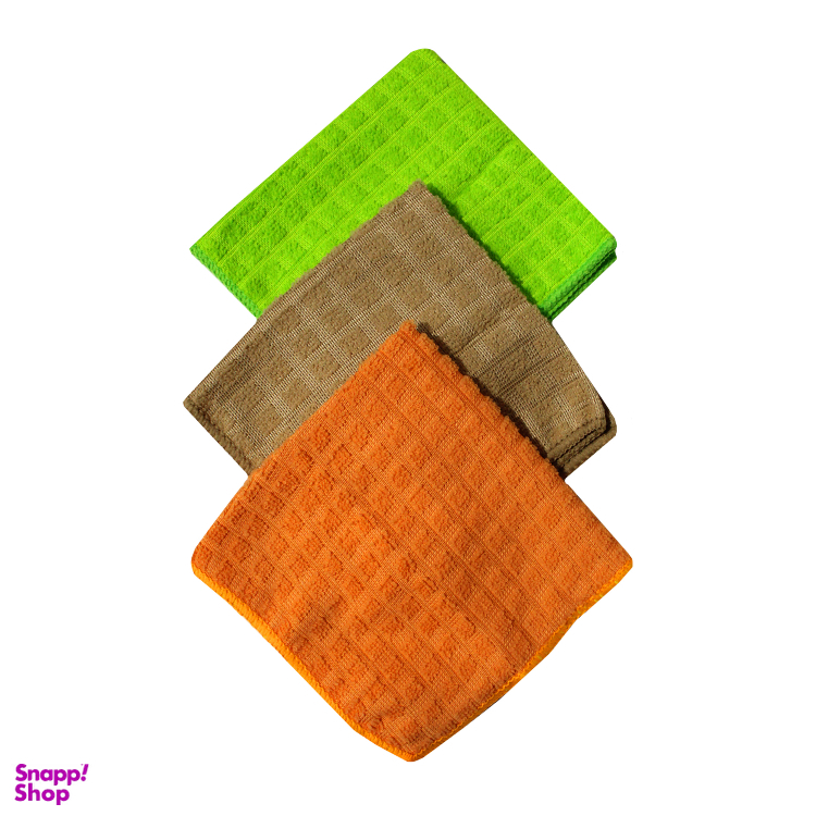 دستمال آشپزخانه مدل M-IMA_6117 مجموعه 3 عددی