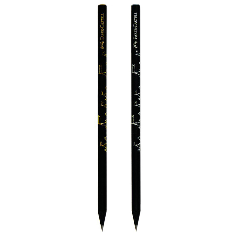 مداد مشکی فابر کاستل مدل SATO BL-W کد 5244 بسته 2 عددی