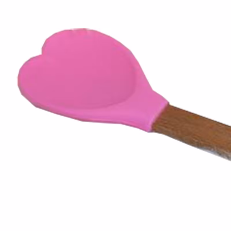 کفگیر سیلیکونی تکی طرح قلب  رنگ صورتی کد 716 با کیفیت عالی مطابق عکس 