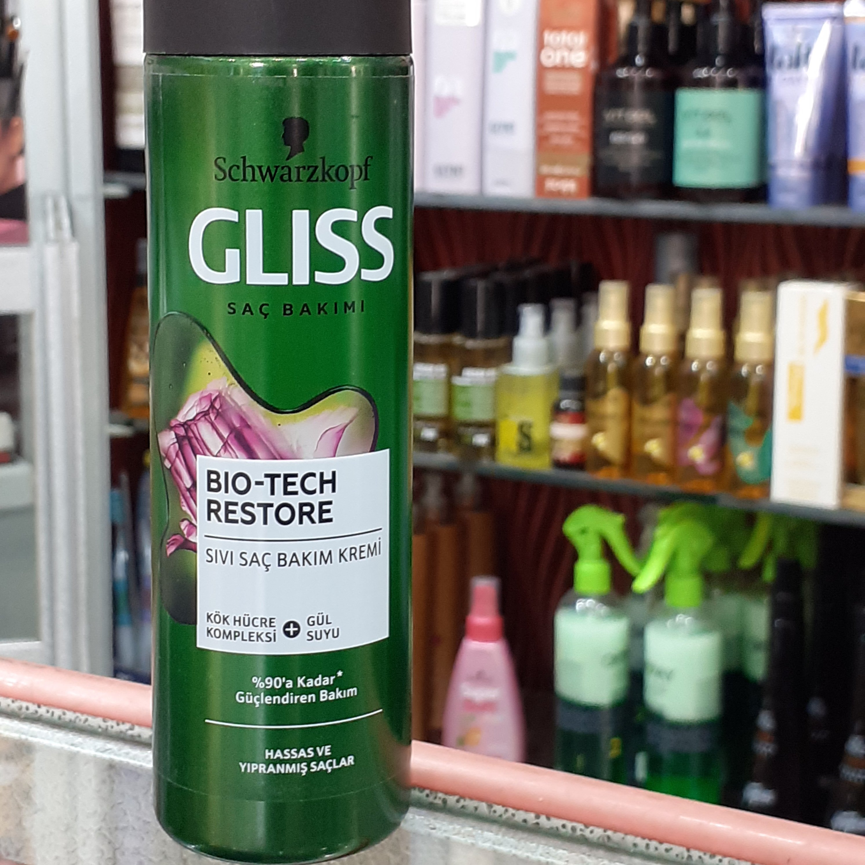 گلیس اسپری دو فاز گلیس مدل ترمیم و بازسازی مو bio-tech restore حجم 200 میل