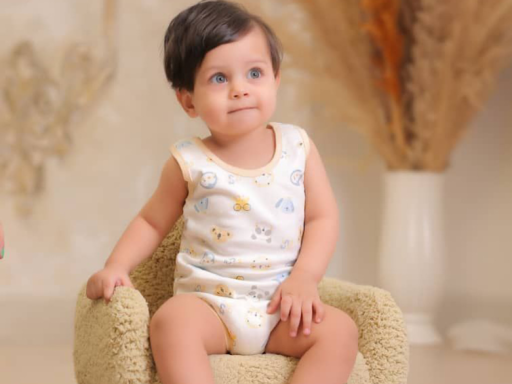 بادی رکابی نوزادی طرح cool boy نی نی سان nini sun