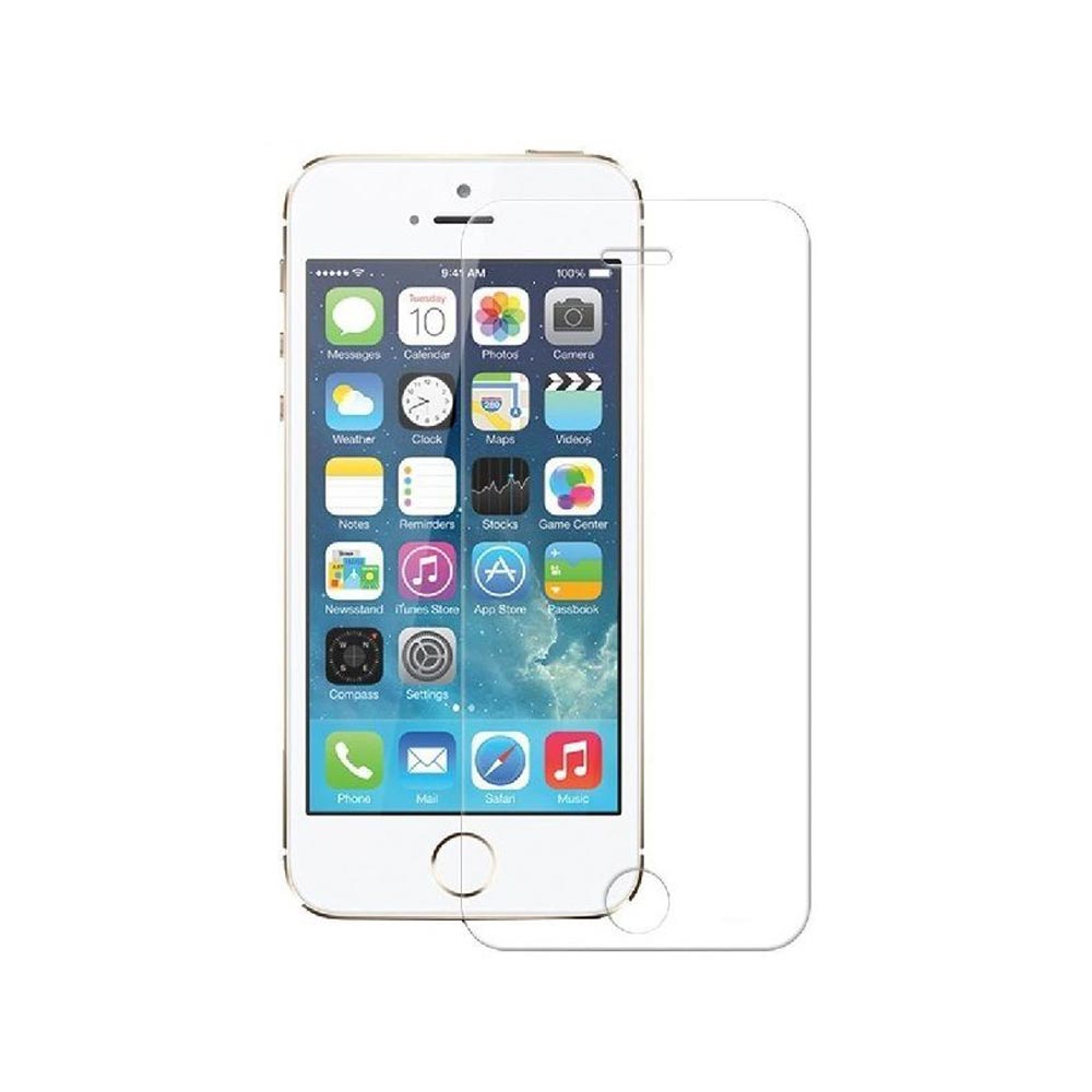 محافظ صفحه گلس گوشی موبایل آیفون iPhone SE / 5s مدل 2.5D