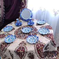 هفت سین مینا کاری مسی