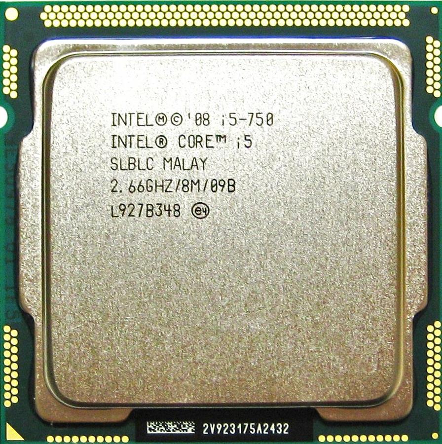 پردازنده تری اینتل مدل آی فایو 750 با فرکانس 2.66 گیگاهرتز