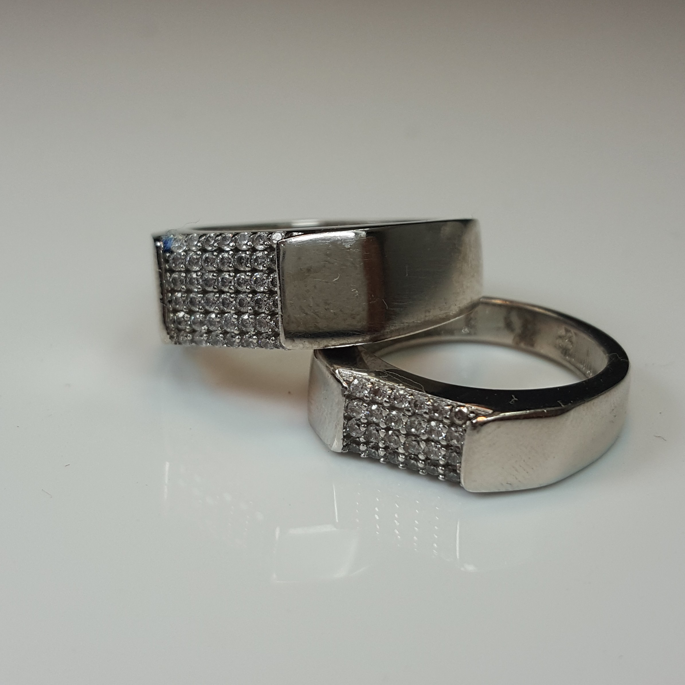 حلقه ست زنانه و مردانه اسپرت فاخر زیبا 925 عیار بالا