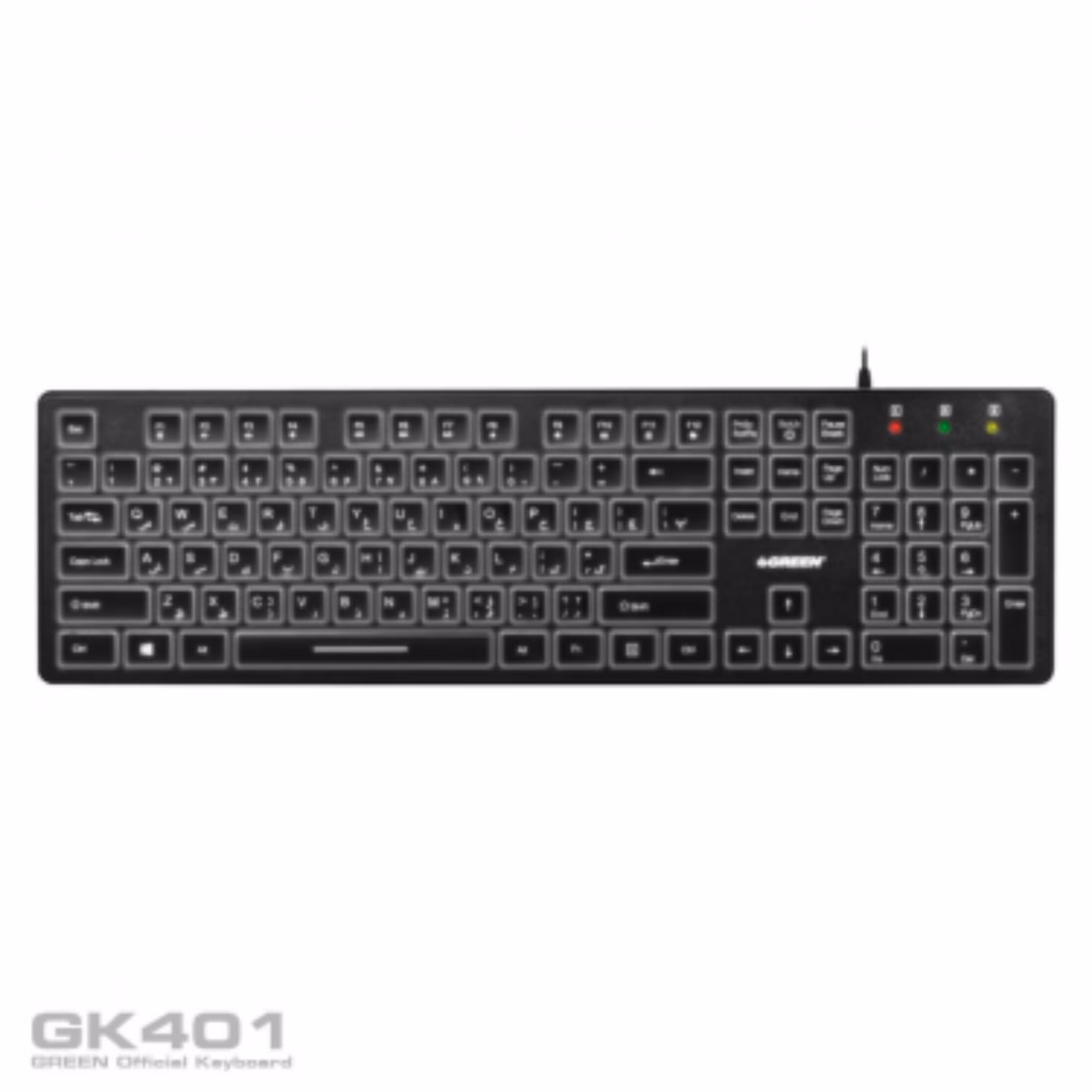 کیبورد گرین مدل GK401 باحروف فارسی