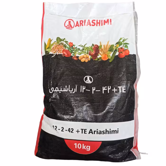 کود نیترات پتاسیم و ریز مغذی اریا شیمی مدل 42-2-12 وزن 10 کیلوگرم