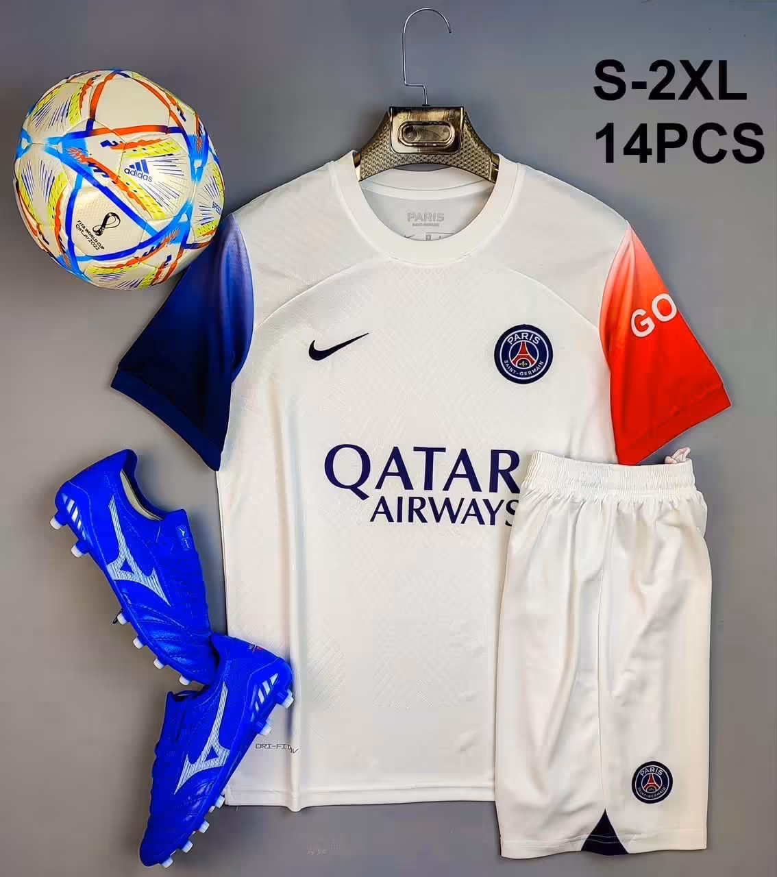 کیت دوم پاریسن ژرمن فصل 2024-2023 (پیراهن شورت) ورژن هواداری