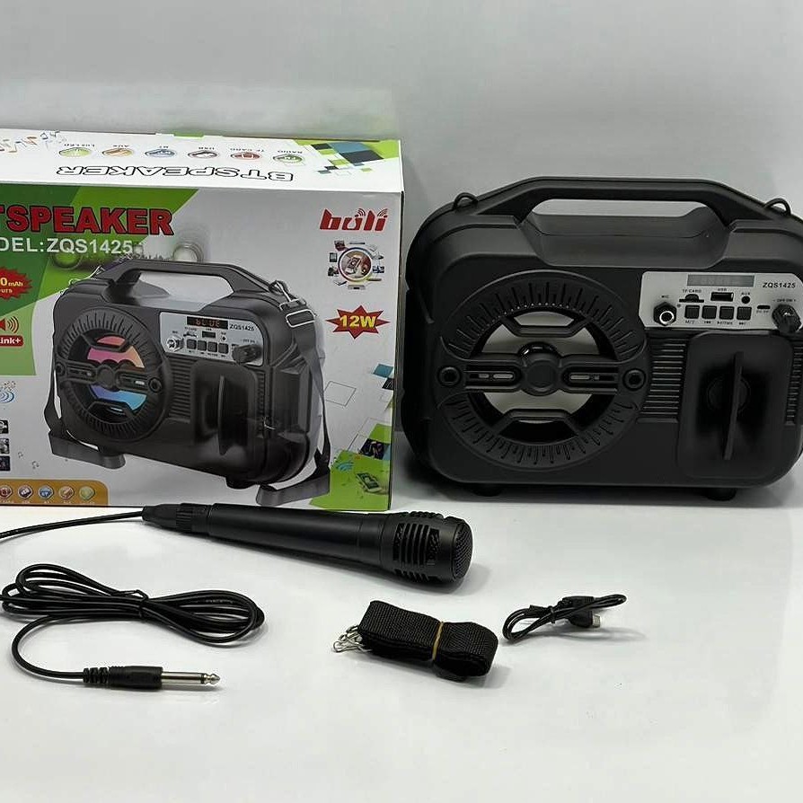 اسپیکر   بلوتوث  فلش  قابلیت  اتصال میکروفون  مدل ZQS  1425