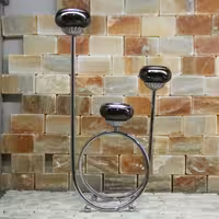 شمعدان  سه  شعله فلور  دکوری جاشمعی  مخصوص کادویی اوپن کنسول و میزتلویزیون 