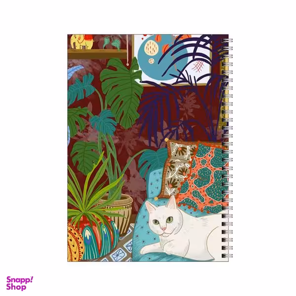 دفتر مشق 50 برگ بامبیلیپ طرح فضای وینتیج کد 0335555