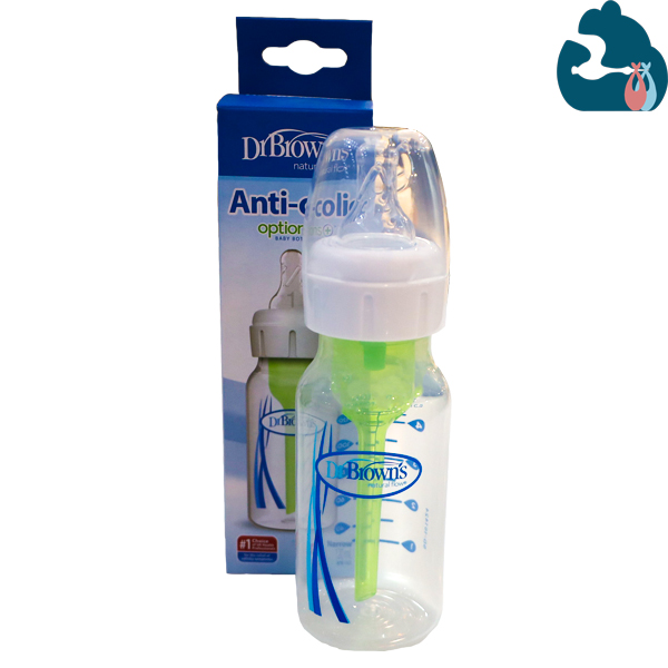 شیشه شیر طلقی 120ml دکتر براونز سر باریک DrBrowns