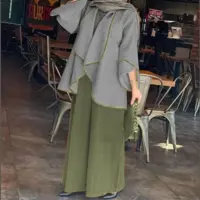 مانتو شلوار مانلی جنس مکانیک پرشیا در دو سایز 