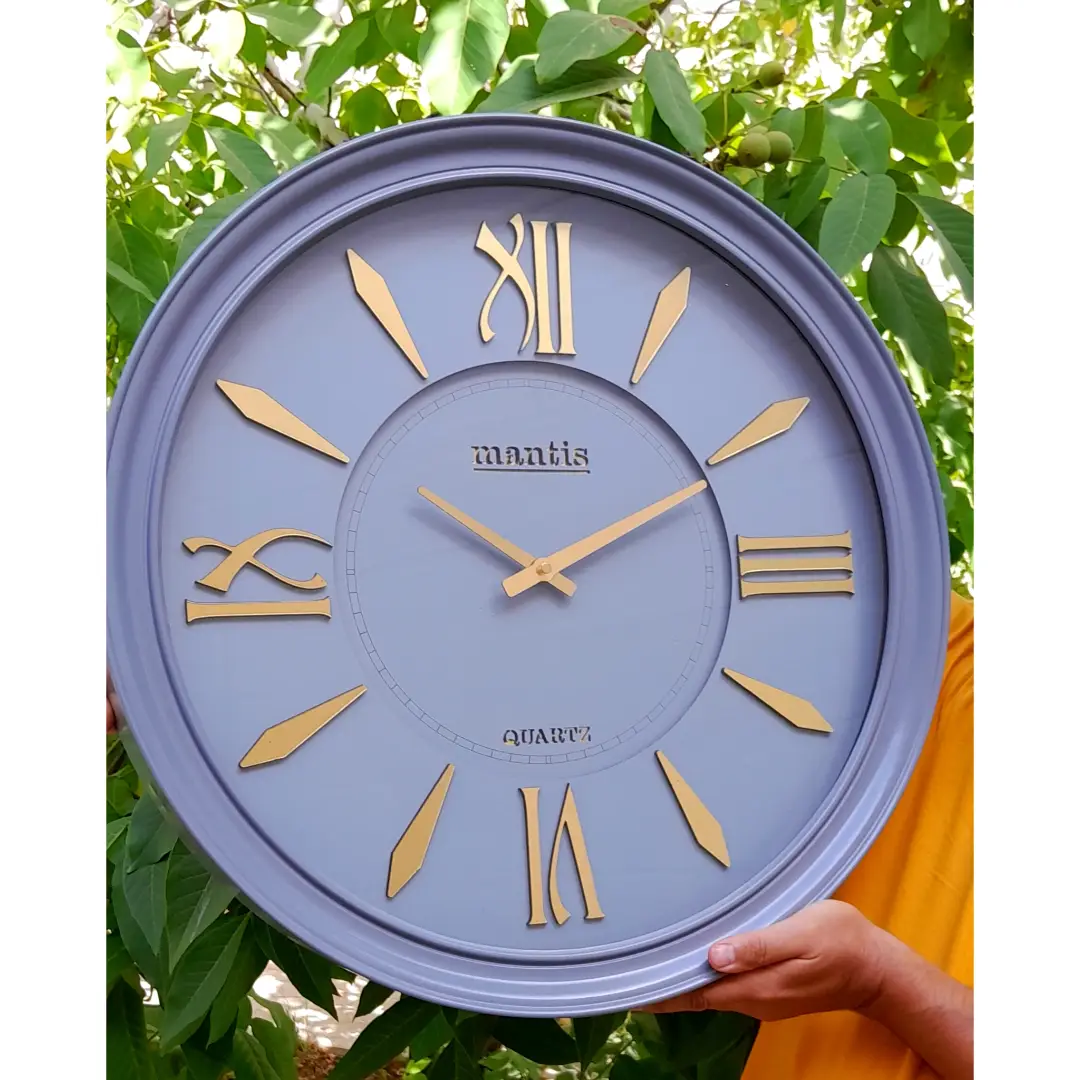 ساعت دیواری تمام چوب مانتیس