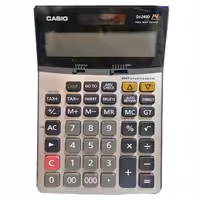 ماشین حساب کاسیو مدل DJ-240D - فروشگاه آنلاین برایتو