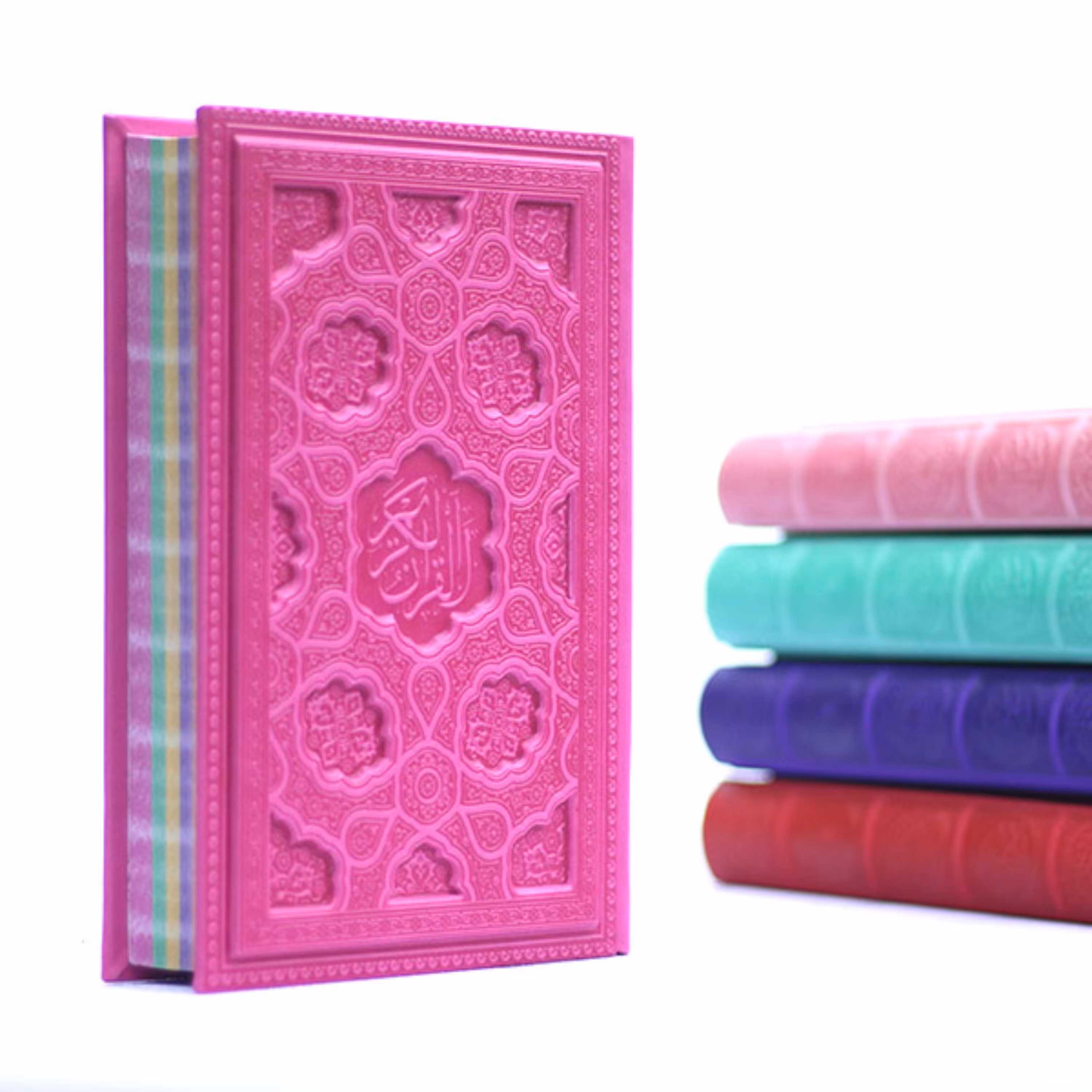 کتاب قرآن رنگی خط عثمان ‌طه بدون ترجمه لیزری - زرشکی