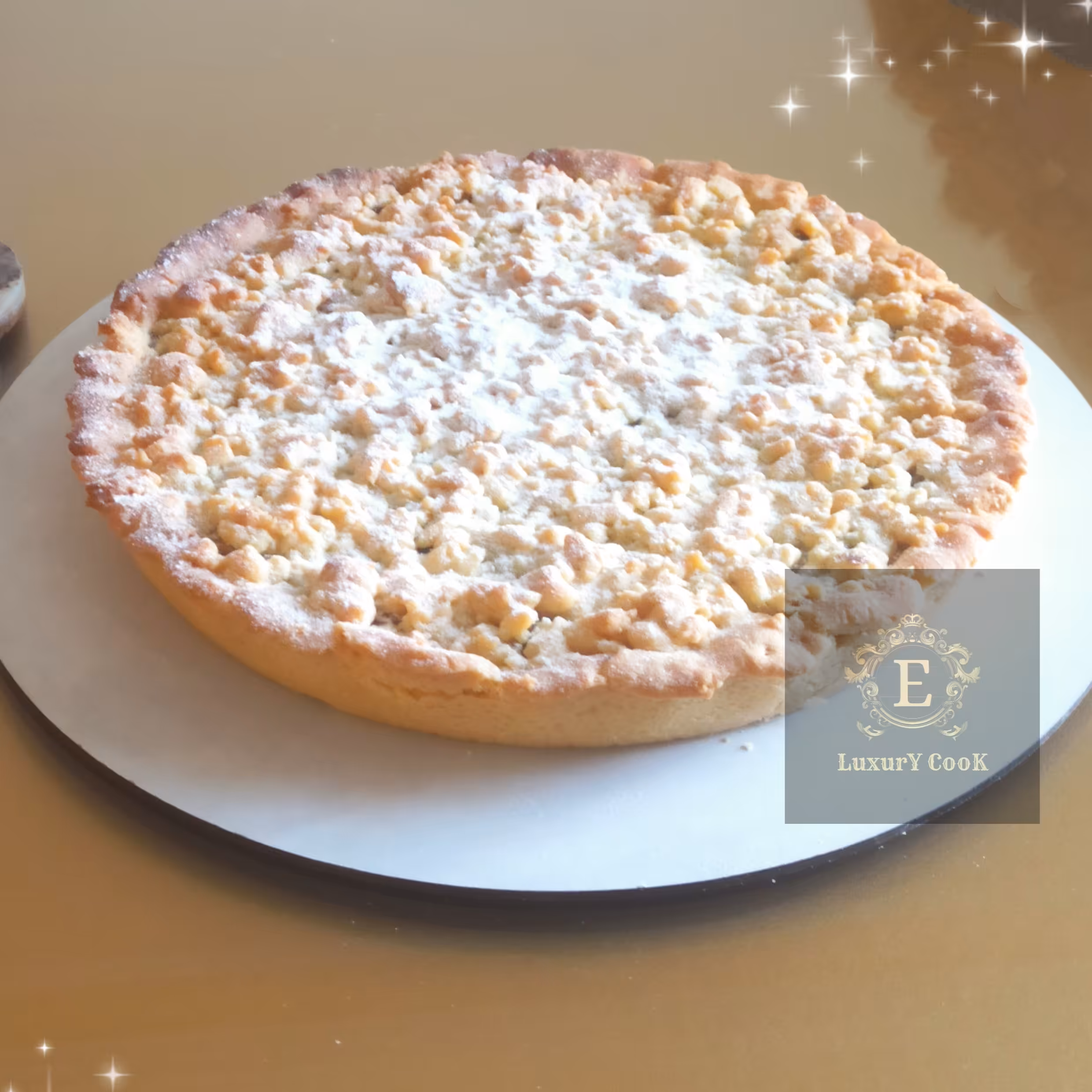 پای سیب آلمانی تهیه شده از تازه ترین مواد اولیه هزینه پیک پس کرایه 