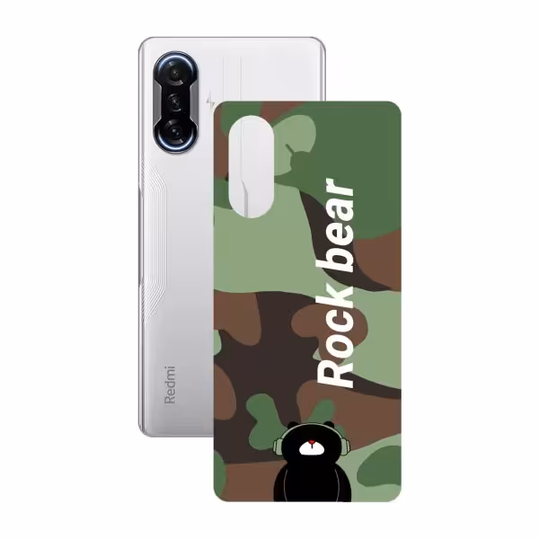 برچسب پوششی راک اسپیس طرح RB-012 مناسب برای گوشی موبایل شیائومی مدل Redmi K40 Gaming