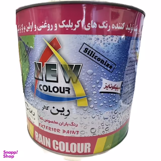 رنگ اکریلیک مخصوص نما نیوکالر مدل Rain Color وزن 20 کیلوگرم
