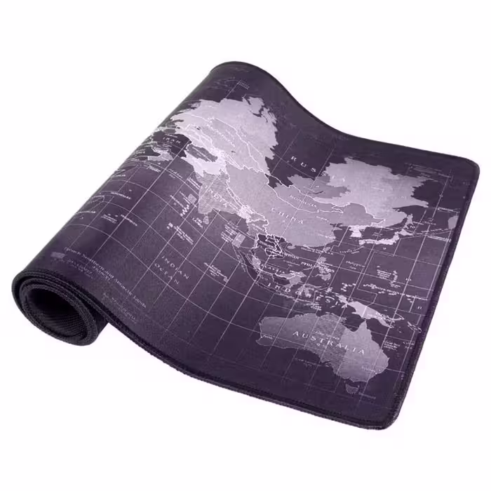 پد موس گیمینگ طرح نقشه جهان 30X80