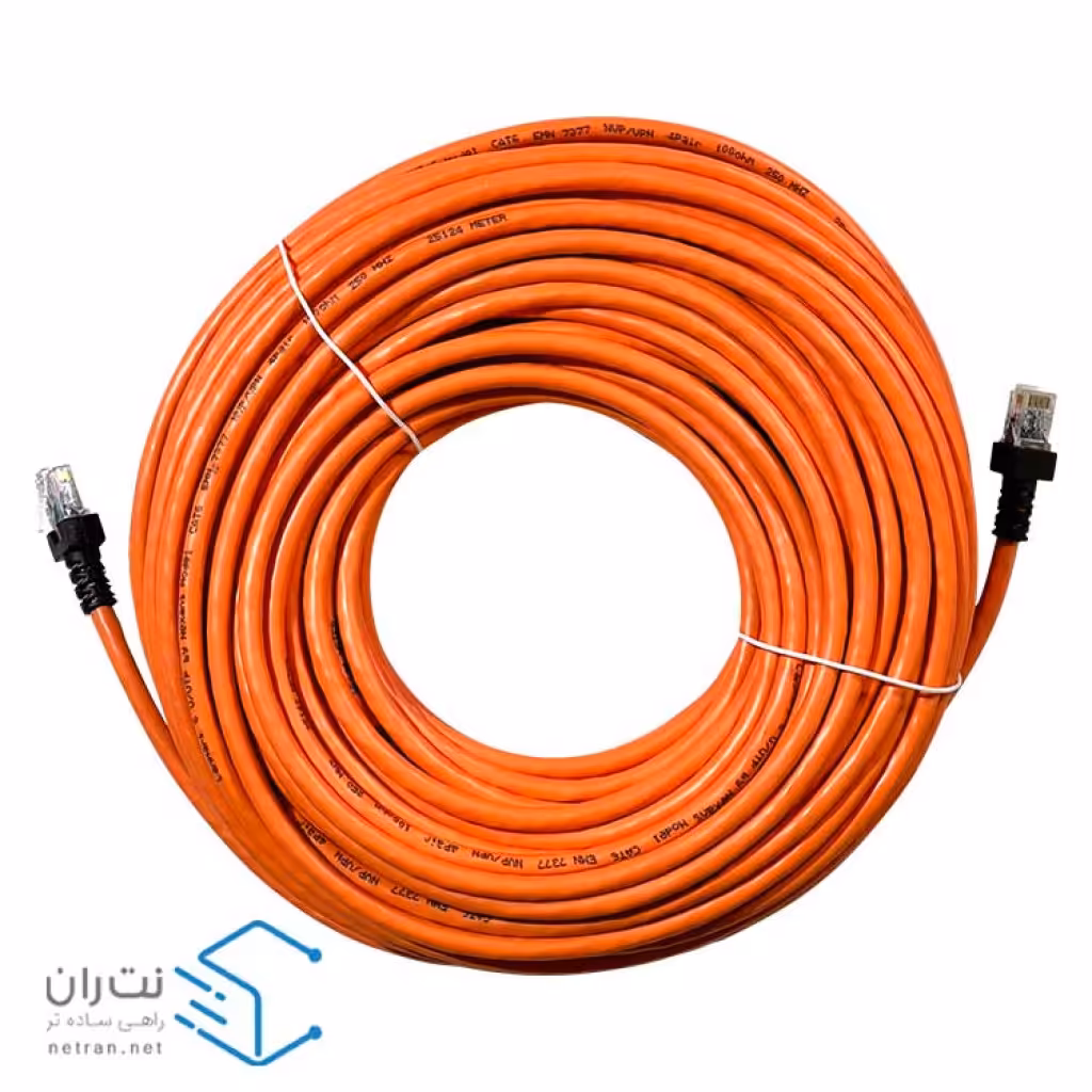 پچ کورد نگزنس (کابل لن) Cat6 UTP روکش PVC نارنجی 30 متری