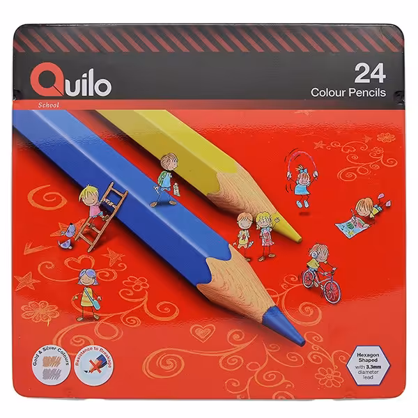 مداد رنگی 24 رنگ کوییلو کد 634007