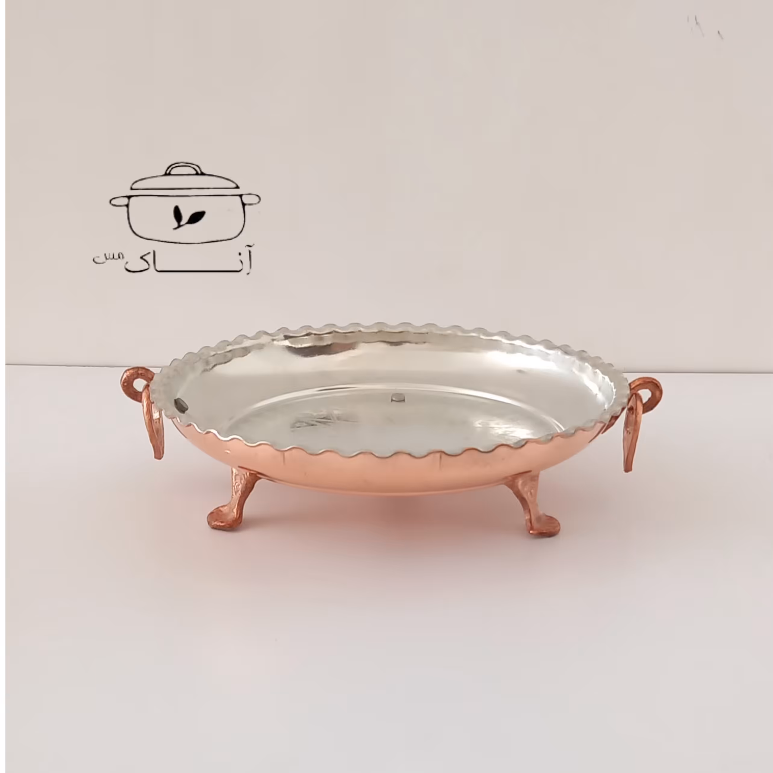 مجمع  مسی پایه کوتاه سایز 2