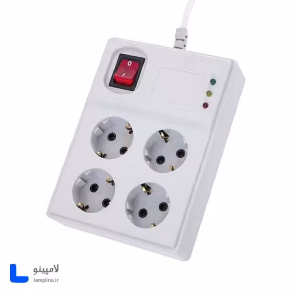 محافظ کامپیوتر صوتی تصویری 4 خانه پارت الکتریک سیم 1.8 متری