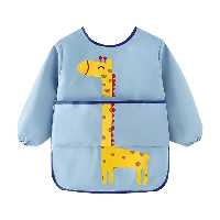 پیشبند  کودک آستین دار   کاسه دار  زرافه 