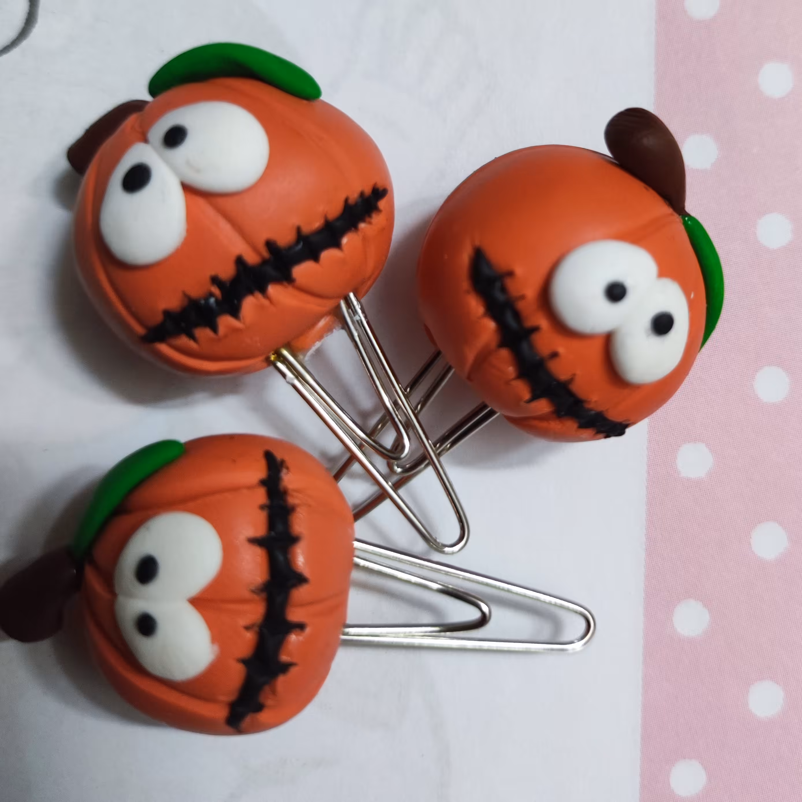 بوک مارک کدو هالوین5 مجموعه سه عددی