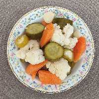 شور مخلوط گل کلم ترد و خوشمزه یک کیلو ونیم